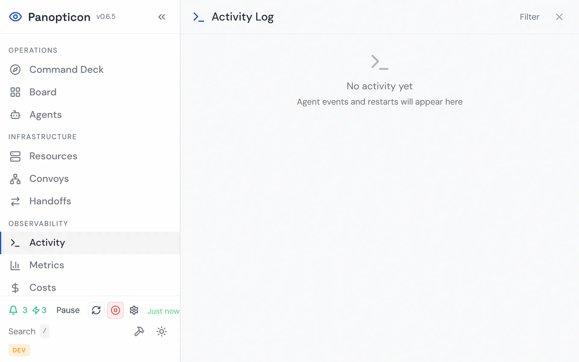 Activity stream